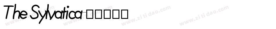 The Sylvatica字体转换